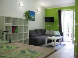 TV a/nebo společenská místnost v ubytování Apartments Reida