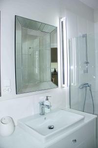 Kúpeľňa v ubytovaní Widok na Mazury Apartament przy Porcie