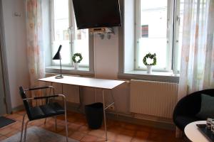 TV o dispositivi per l'intrattenimento presso Hotell Oskar
