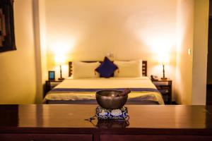 Voodi või voodid majutusasutuse Shambaling Boutique Hotel toas