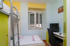 Posteľ alebo postele v izbe v ubytovaní Split Center Apartment