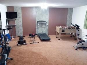 Fitness centrum a/nebo fitness zařízení v ubytování Haus Sonnseite