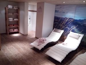 Postel nebo postele na pokoji v ubytování Haus Sonnseite
