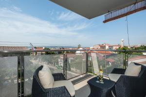 Balkón nebo terasa v ubytování Apartment Tin
