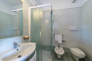 Koupelna v ubytování Albergo Villa A Mare