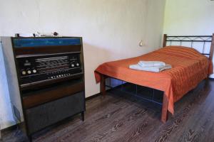 Letto o letti in una camera di Chateau Bruale