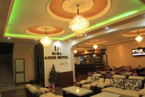 Hera Addis Hotel的休息区