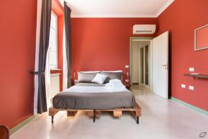 Posteľ alebo postele v izbe v ubytovaní B&B La Sosta degli Artisti