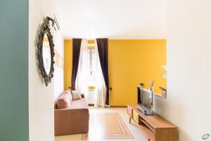 Televízia a/alebo spoločenská miestnosť v ubytovaní B&B La Sosta degli Artisti