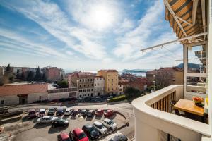 Balkón alebo terasa v ubytovaní King's view apartment