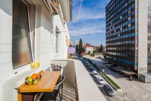 Balkón alebo terasa v ubytovaní King's view apartment