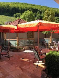 Patio nebo venkovní prostory v ubytování Gasthof zum See