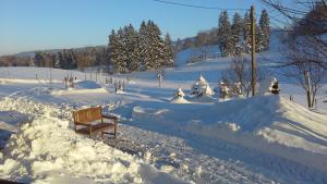 Haus Bergpanorama v zimě