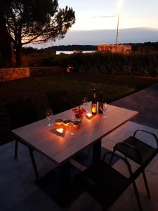 Nápoje v ubytování Casa Grzina