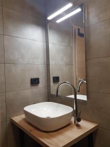 Koupelna v ubytování Casa Grzina