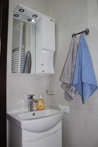 Koupelna v ubytování Guest House on Gia Abesadze Street + 10 fotografií