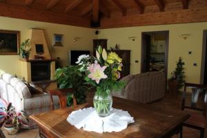 A seating area at Casa chanoux