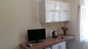 Kuchyň nebo kuchyňský kout v ubytování Guest House Kldiashvili