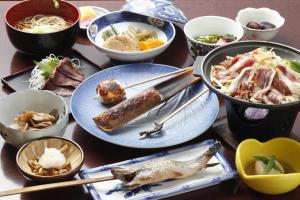 Makanan di atau berdekatan ryokan