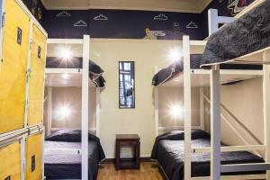 Postel nebo postele na pokoji v ubytování Hostal Forestal