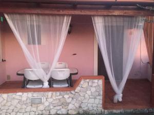 A bathroom at Villa Marilena