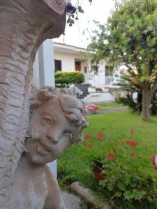 Zahrada ubytování B&B Maison Blanche