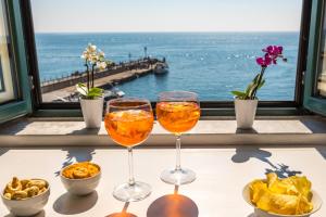 Nápoje v ubytování Dimore De Luca- Sea View