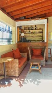 A seating area at Hotel Giorgio