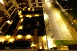 Budynek, w którym mieści się apartament