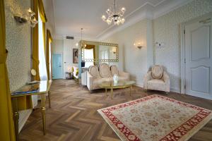 Istumisnurk majutusasutuses Art Hotel Kaštieľ