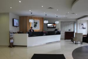 Μια τηλεόραση ή/και κέντρο ψυχαγωγίας στο Hotel Diego de Almagro Temuco