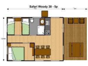 Planimetria di Camping Costa Ponente