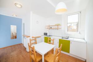 מטבח או מטבחון ב-Patio Hostel
