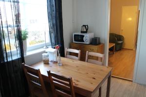 Кухня или кухненски бокс в Gavle Apartments Hotel - Lexegränd