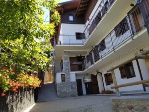 Budova, kde se aparthotel nachází