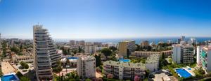 Widok na miasto Benalmádena z tego apartamentu