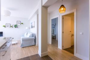 Część wypoczynkowa w obiekcie weforyou Two Rooms Terramar Alto with Sea View