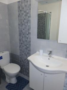 Koupelna v ubytování Apartmani Tereza