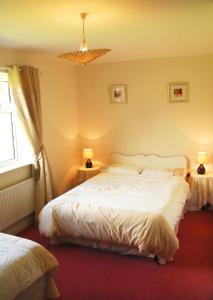 Ένα ή περισσότερα κρεβάτια σε δωμάτιο στο Nephin Lodge