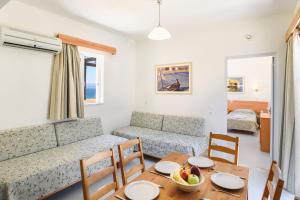 Posezení v ubytování Matina Pefkos Aparthotel