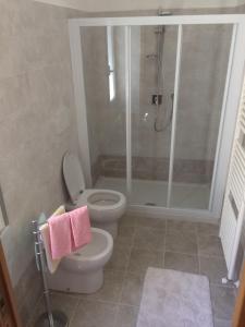 A bathroom at Agriturismo Barilaro