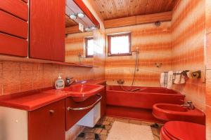 Koupelna v ubytování Apartments Zdravko