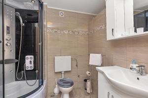 Koupelna v ubytování Guesthouse Josko