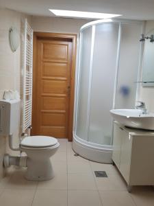 Kúpeľňa v ubytovaní Peachy House