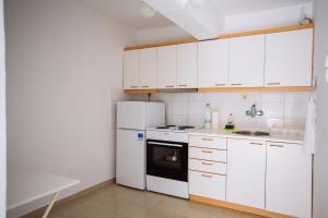 A kitchen or kitchenette at Villa Kiza Apartments