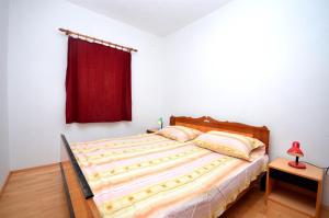 Postel nebo postele na pokoji v ubytování Apartments Kata