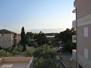 a view from the balcony of a building at Apartments Karolina in Novalja