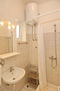 Koupelna v ubytování Apartments Zeljko
