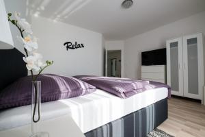Posteľ alebo postele v izbe v ubytovaní Ferienhaus Bucic