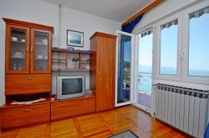 TV a/nebo společenská místnost v ubytování Apartment Ksenija